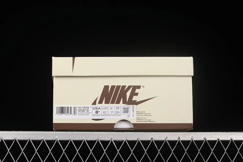 All categories Air Jordan Jordan series basketball shoes Air Jordan 1 Low foreign trade version Travis Scott x Air Jordan 1 Low OG "Reverse Mocha" AJ1 Joe 1 reverse mocha brown and white barb joint casual sports basketball shoes DM7866-162